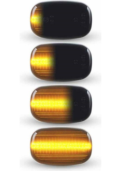 Adet LED Dinamik Yan Işaretleyici Dönüş Sinyal Işıkları Gösterge Lambası Toyota Corolla Için Rav4 Prius Yaris Camry Hilux Harrier (Yurt Dışından)