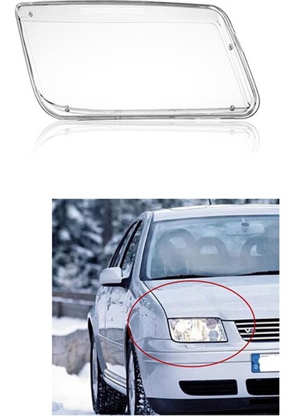 99-05 Jetta Bora Mk4 Sağ Için Yeni Yedek Plastik Far Lens Kapağı (Yurt Dışından)