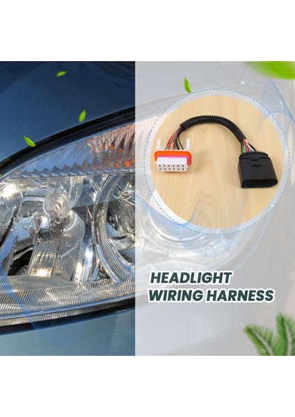 Far Kablo Demeti Lambası Xenon Ön Konektörü -Porsche Cayenne 2003-2006 955-631-239-11 Far Kabloları (Yurt Dışından)