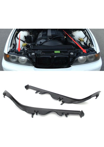 Far Camı Conta Contası-Bmw E39 5 Serisi 99-03 63126908405 63126908406 Sol Sağ Araba Far Camı Kabuk Kapağı (Yurt Dışından) indirimleri