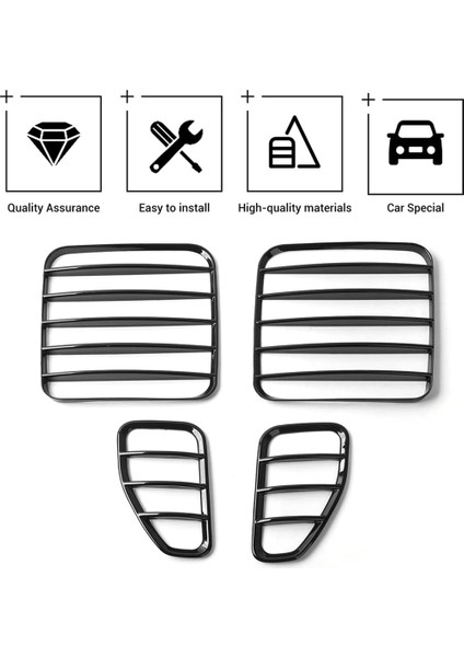 Kuyruk Işık Lambası Panjur Kapakları Abs Arka Stop Lambası Koruma Jeep Renegade 2016 2017 2018 2019 2020 2021, Siyah (Yurt Dışından) indirimleri