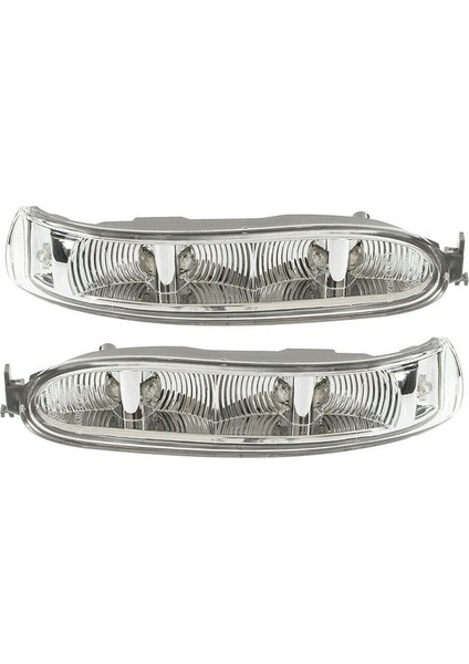 Araba LED Sol + Sağ Çift Dönüş Sinyali Işık Yan Ayna Lambası Mercedes Benz W209 Clk 2002-2009 (Yurt Dışından)