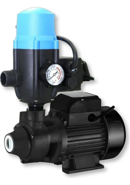 Impo QB60 Hidrofor Otomatik Su Pompası Seti Bakır Sargı 0.5 Hp 1'' Parmak Hidrofor Pompa