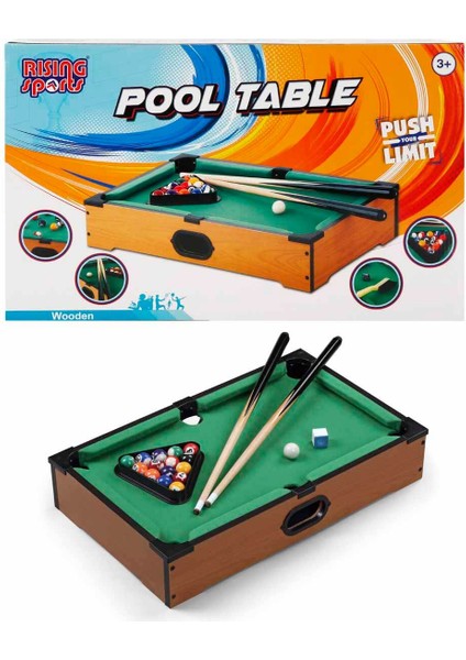Ahşap Masaüstü Bilardo