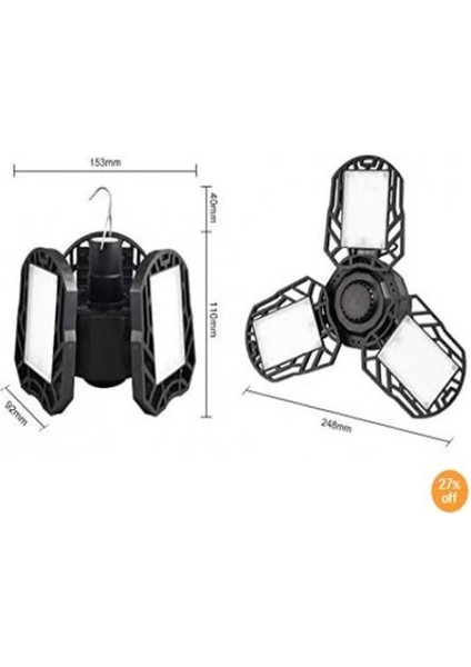 XF-701A Modern Zarif Solar Güneş Enerji Aydınlatma Lambası 78 LED Kolay Kurulum Çardak Ledi