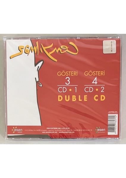 Cem Yılmaz Gösteri 3-4 Çift CD (Jelatininde Sıfır Cd)