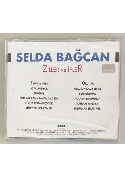 Selda Bağcan Ziller ve Ipler CD (Jelatininde Sıfır Cd)