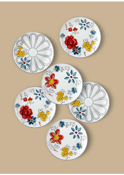 Fiore Pasta Tabağı 6 Kişilik modelleri