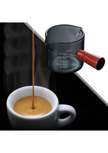 2 Adet Espresso / Ahşap Saplı Çift Ağızlı (Yurt Dışından) indirimleri