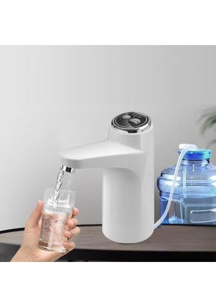 Otomatik Su Pompası Dispenseri 600ML USB Şarjlı Kablosuz Beyaz (Yurt Dışından) modelleri