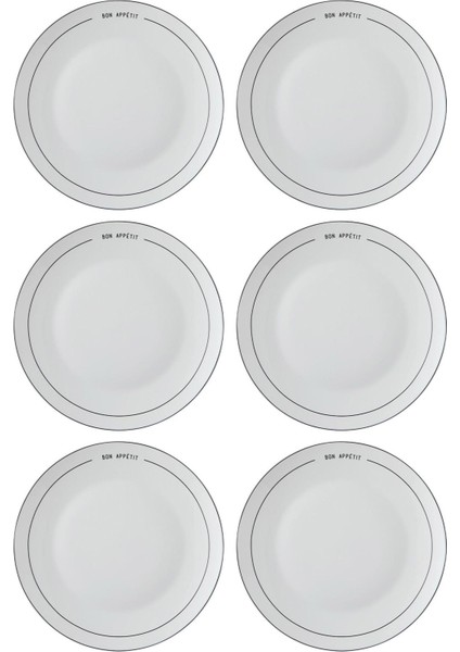 Round Servis Tabağı 6 Kişilik