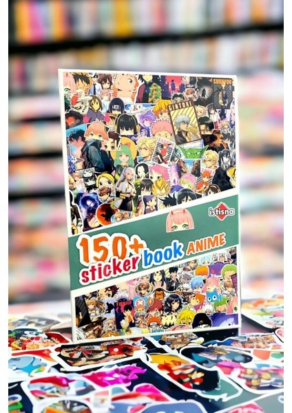 150+ Kpop Anime Sticker Book Etiket Kitabı Sticker Defteri A5 Boyut Etiket Seti