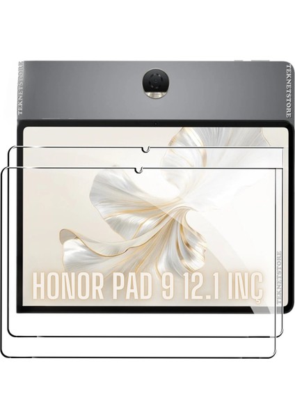 Honor Pad 9 12.1 Inç Tablet Uyumlu Nano Kırılmaz Ekran Koruyucu Şeffaf Cam Koruyucu Tam Uyumlu