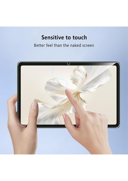 Honor Pad 9 12.1 Inç Tablet Uyumlu Nano Kırılmaz Ekran Koruyucu Şeffaf Cam Koruyucu Tam Uyumlu