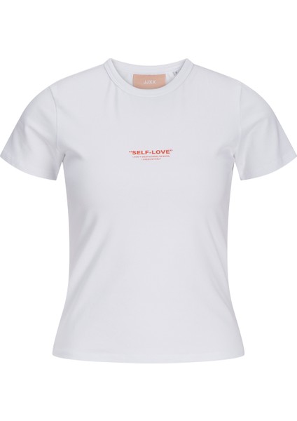 Kadın Yazı Baskılı Kısa Kollu T-Shirt - Gigi