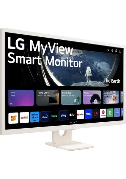 Lg 31.5'' 32SR50F-W Webos 8ms IPS Fhd Smart Monitör - Logitech Pebble Keys 2 K380S Multi-Device Bluetooth Klavye - Grafit (Türkçe Tuş Dizimi)