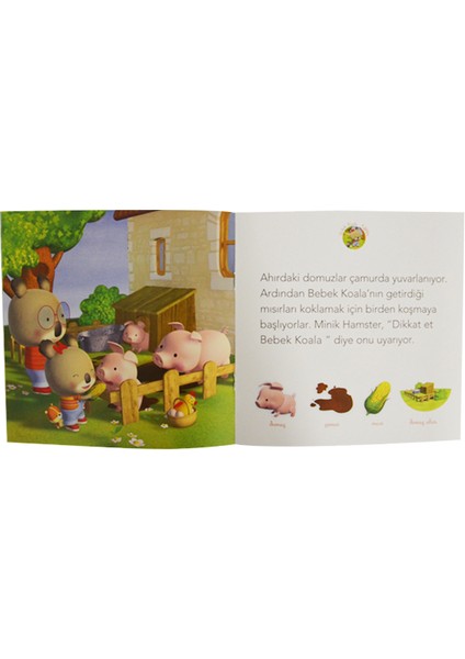 Bebek Koala Çiftlikte ve Bahçede Kitap Seti