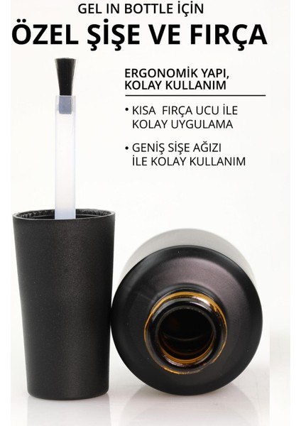 Gel In Bottle No.07, Akıllı Fırçalı Protez Tırnak Jeli, Natural, 18 ml