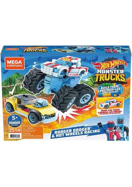 Mega Construx Hot Wheels Monster İkili Yarış GYG22