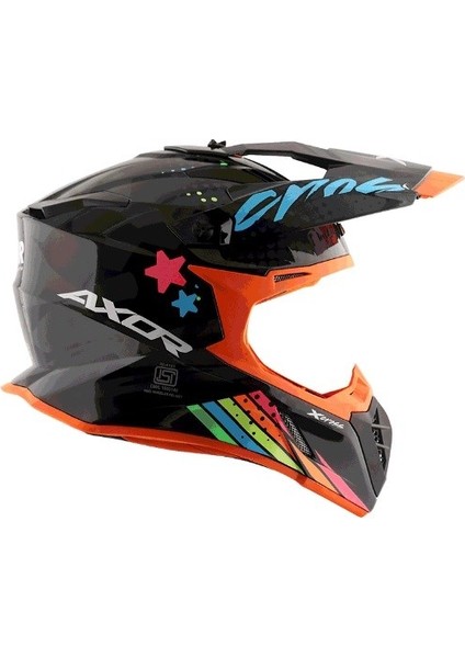 X-Cross X2 - Black Grey / Kgr - Motosiklet Kask