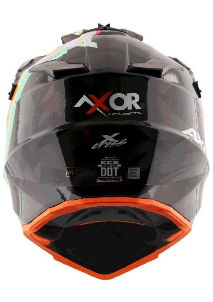 X-Cross X2 - Black Grey / Kgr - Motosiklet Kask