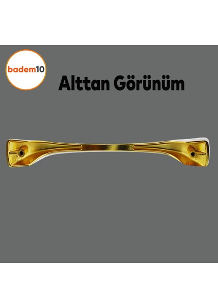 Mobilya Mutfak Dolabı Çekmece Dolap Kapak Kulpu Kulbu 160 mm Gold Metal Kulp fırsatları