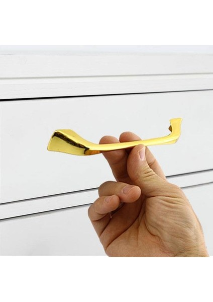 Mobilya Mutfak Dolabı Çekmece Dolap Kapak Kulpu Kulbu 160 mm Gold Metal Kulp indirimleri