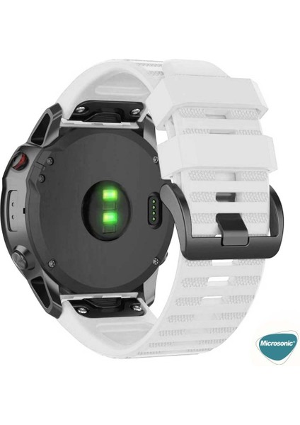 Garmin Fenix 5 Kordon Quick Fit Strap Band Beyaz