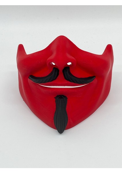 KemX3D V For Vandetta Maske - Yetişkin Uyumlu - Kafa Lastiği Yoktur