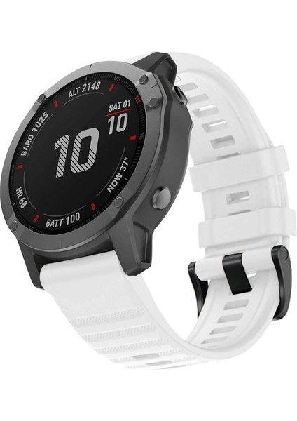 Garmin Forerunner 945 Blue Bundle Kordon Quick Fit Strap Band Beyaz