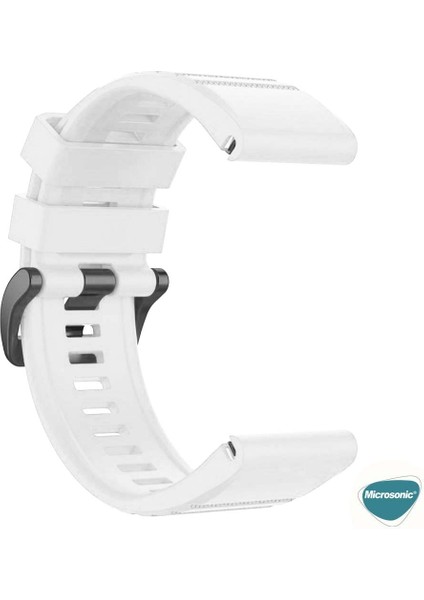 Garmin Forerunner 945 Blue Bundle Kordon Quick Fit Strap Band Beyaz