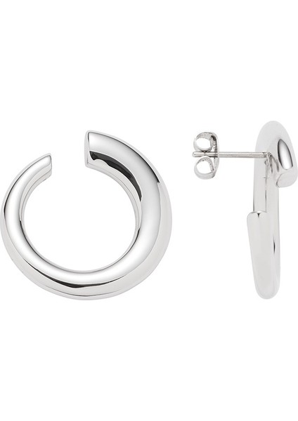 Manyetik Parlak Paslanmaz Çelik Vidalı Küpe