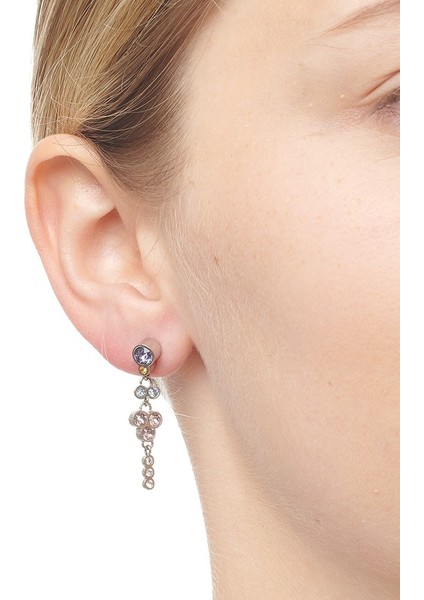 Manyetik Pastel Tonlarda Büyük Swarovski® Kristalli Küpeler fiyatları