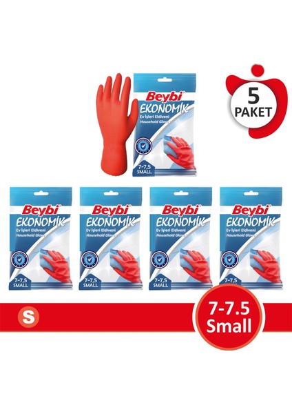 Ekonomik Ev Işleri ve Bulaşık Eldiveni - 5 Çift