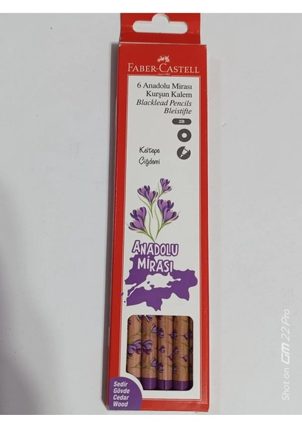Faber Castell Kurşun Kalem Anadolu Mirası Çiçekler