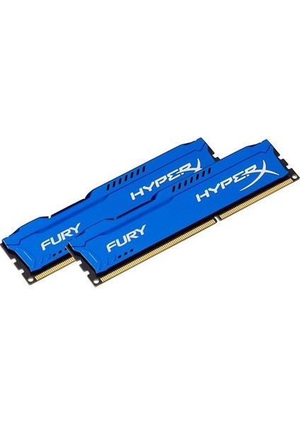 Kingston Hyperx Fury Blue 16GB (2X8GB) 1866 Mhz Ddr3 Ram (HX318C10F/8) 2'li Set