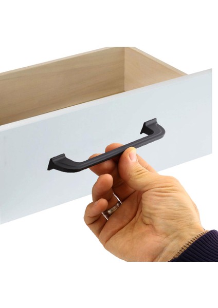 Mobilya Mutfak Dolabı Çekmece Dolap Kapak Kulpu Kulbu Siyah 160 mm Metal Kulp modelleri