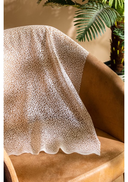 Kullanıma Hazır Buz Kırığı Desen Sık Pileli Tül Perde fırsatları