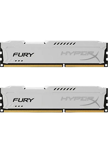 Kingston Hyperx Fury White 16GB (2X8GB)1866MHZ Ddr3 Ram (HX318C10F/8) 2'li Set