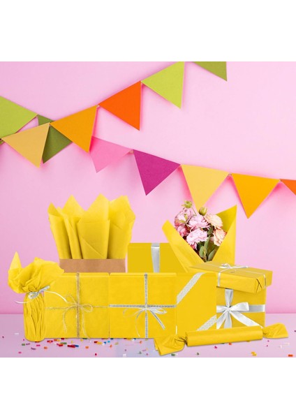 Roco Paper Sarı Pelur Kağıt Ekonomik Seri 17 gr m 50 x 70 cm 1kg 130 135 Sayfa