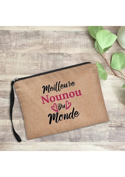 4NOU0015 Tarzı Süper Nounou Baskı Açık Kız Makyaj Çantası Kadın Kozmetik Çantası Kadın Tuvalet Organizatör Seyahat Kanvas Yıkama Depolama Kese (Yurt Dışından) fırsatları