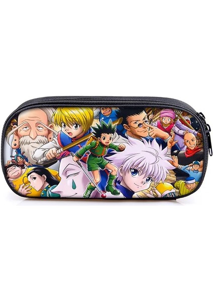 DQBBHUNTERC21CW Tarzı Anime Hunterxhunter Kalem Çantası Hunter x Hunter Kozmetik Gençler Için Kılıf Kula Pikap Taşınabilir Okul Malzemeleri Kalem Çantaları (Yurt Dışından) modelleri