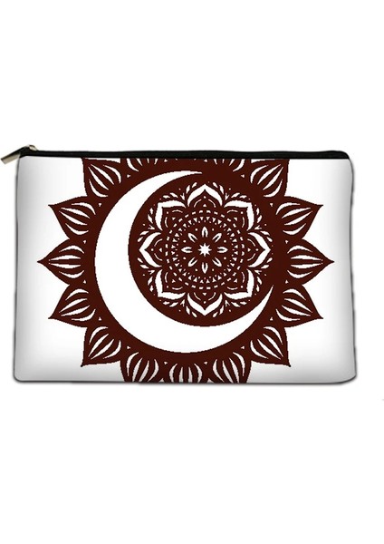 No.8 Tarzı 15X22CM Her Türlü Güneş ve Ay Desenleri Kadın Kozmetik Çantası Seyahat Malzemeleri Cilt Bakım Ürünü Saklama Çantası (Yurt Dışından) fırsatları