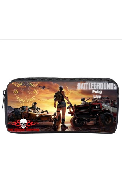 No.7 Tarzı Anime Oyunu Pubg Öğrenci Kalem Kutusu Erkek Kız Karikatür Kalem Çantası Genç Fermuarlı Çanta Kadın Kozmetik Durumda Makyaj Çantası (Yurt Dışından) fırsatları