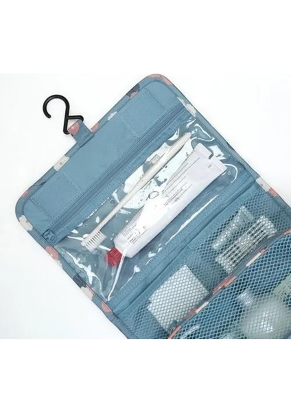 No.4 Stili Naylon Kanca Kozmetik Çantası Kadın Makyaj Çantası Yüksek Kapasiteli Tuvalet Depolama Kılıfı Seyahat Makyaj Organizatör Su Geçirmez Güzellik Çantaları (Yurt Dışından) fırsatları