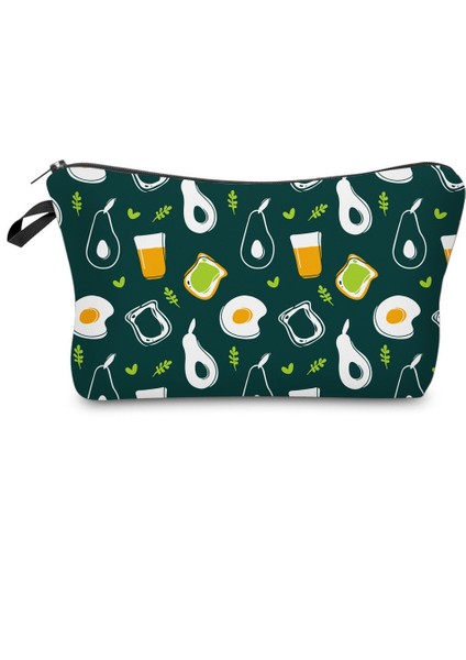 NO.55341 Stili 24X20X13CM-KÜÇÜK Moda Makyaj Çantası Çanta Kadın Avokado Su Geçirmez Küçük Kozmetik Çantaları Kadınlar Için Çok Fonksiyonlu Depolama Tuvalet Seti Zip Çanta (Yurt Dışından) fiyatları