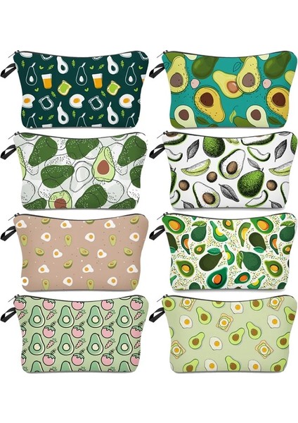 NO.55341 Stili 24X20X13CM-KÜÇÜK Moda Makyaj Çantası Çanta Kadın Avokado Su Geçirmez Küçük Kozmetik Çantaları Kadınlar Için Çok Fonksiyonlu Depolama Tuvalet Seti Zip Çanta (Yurt Dışından) modelleri