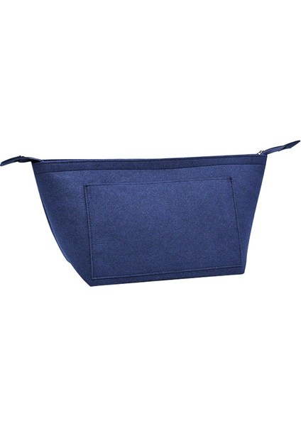 Mavi Stil S Beden Keçe Ekleme Çantası Longchamp Çanta Astar Çanta Için Uygun Keçe Kumaş Makyaj Çantası Desteği Seyahat Taşınabilir Ekleme Çanta Organizatör (Yurt Dışından)
