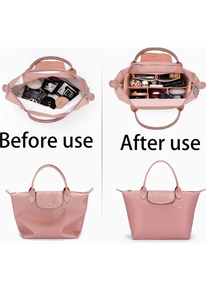 Mavi Stil S Beden Keçe Ekleme Çantası Longchamp Çanta Astar Çanta Için Uygun Keçe Kumaş Makyaj Çantası Desteği Seyahat Taşınabilir Ekleme Çanta Organizatör (Yurt Dışından) indirimleri