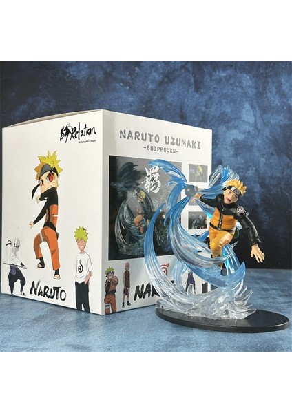 Naruto Uzumaki Naruto Spiral Savaş Sahnesi Anime Modeli Çevresel Şekil Süsler (Yurt Dışından)